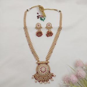 Rang Mahal Polki Necklace Set