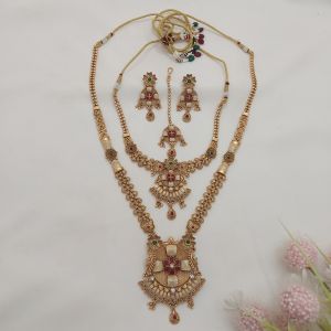 Heritage Gold Bridal Necklace Set