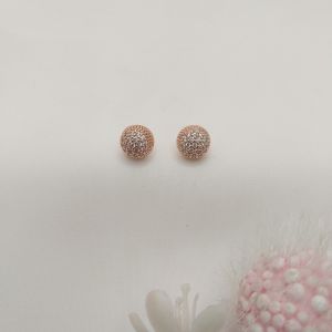 Radiant Rosé Studs
