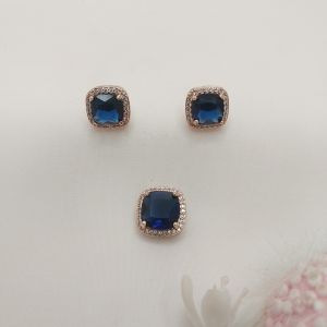 Velour Blue Luxe Set